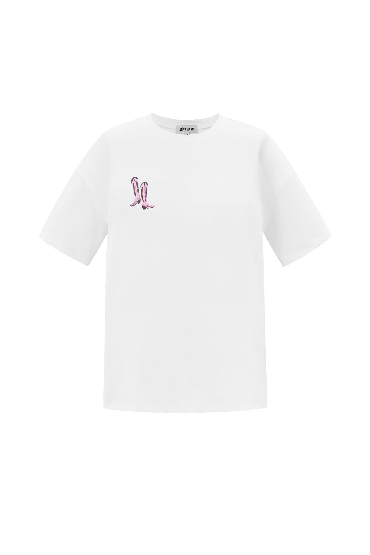 Cotton Knitted Damen T-Shirt Casual Cartoon