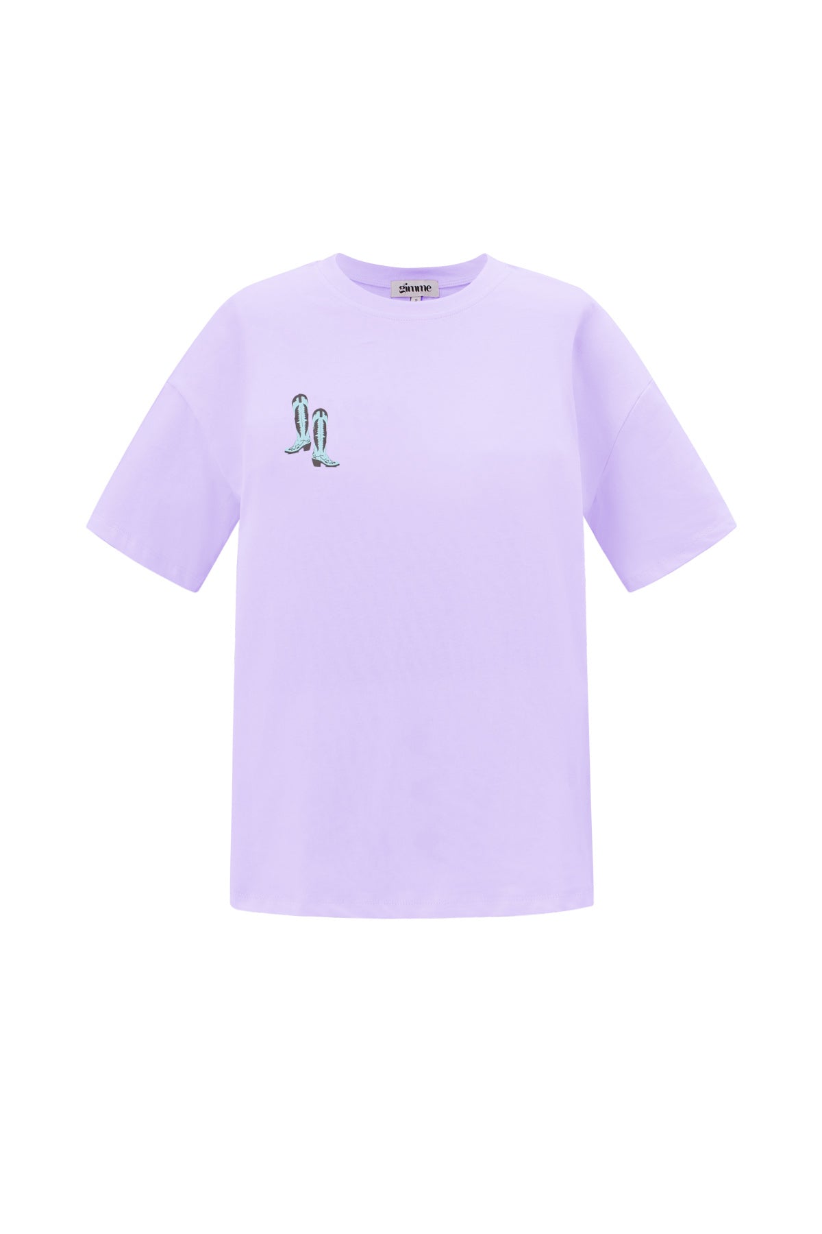 Cotton Knitted Damen T-Shirt Casual Cartoon