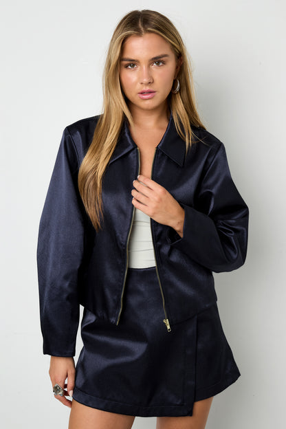 Satin Look Jacket