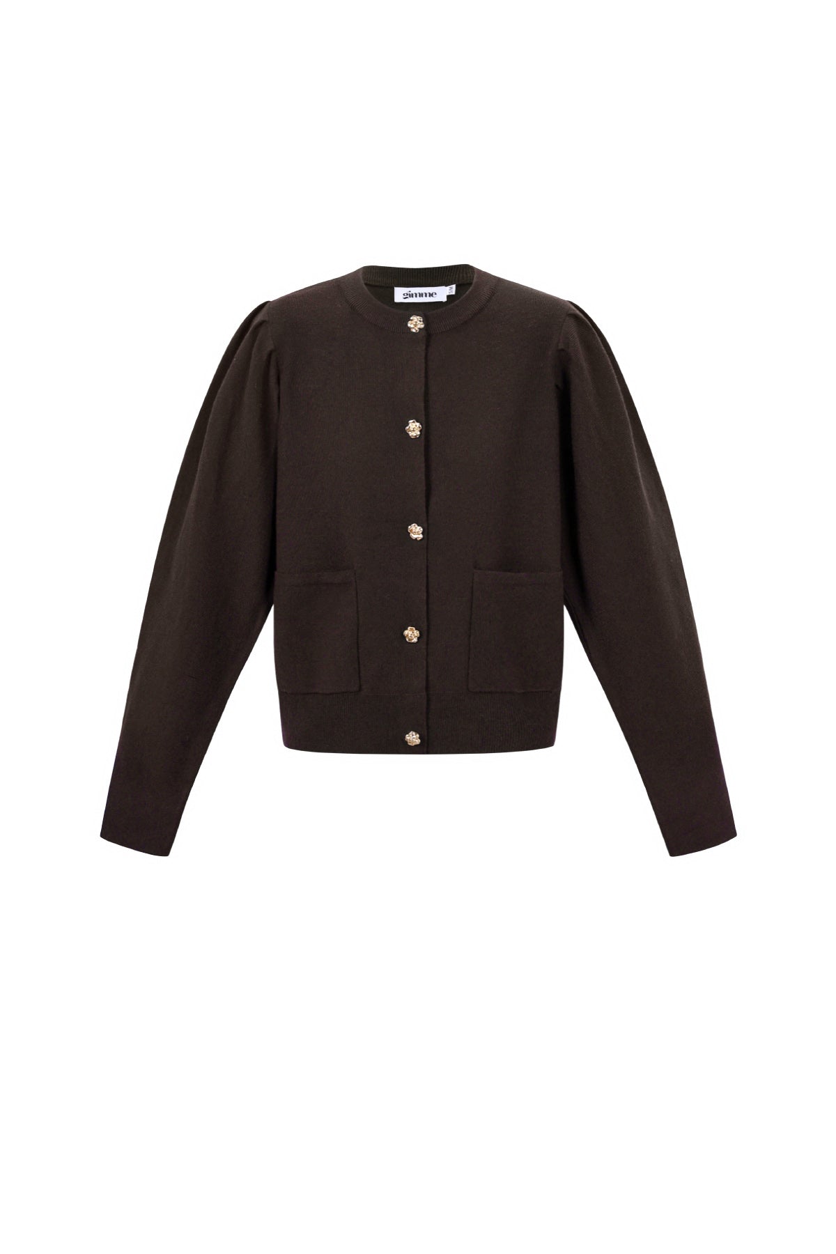 Gestrickte Viskose Damen-Cardigan Herbst/Winter Casual Einfarbig