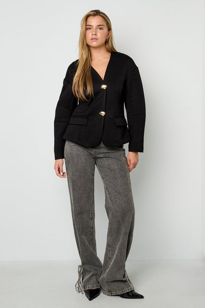 Polyester fiber (polyester) Ladies' suit set Solid color Elegant Fall/Winter  Clothes